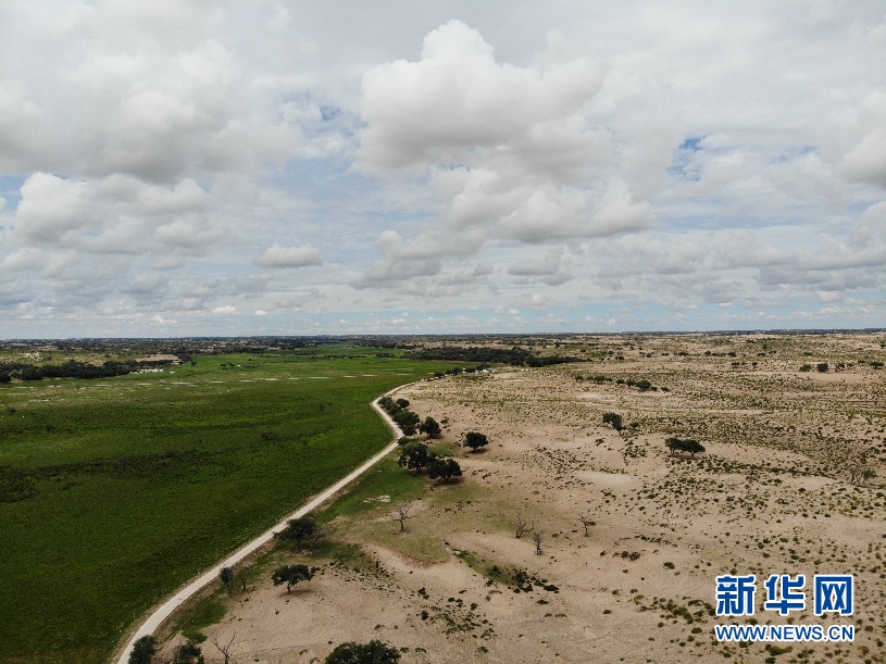 “飞阅”中国：航拍浑善达克沙地绿色屏障