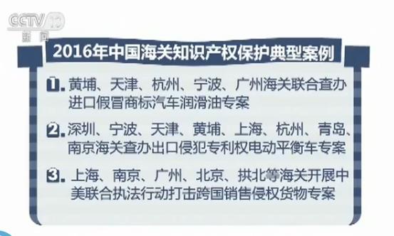 海关公布知识产权保护十案例