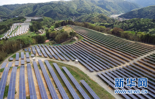 九成设备为中国产的光伏电站在日本岛根县滨田市竣工