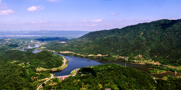 【区县联动】【铜梁】重庆玄天湖风景如画 山似游龙水似碧玉