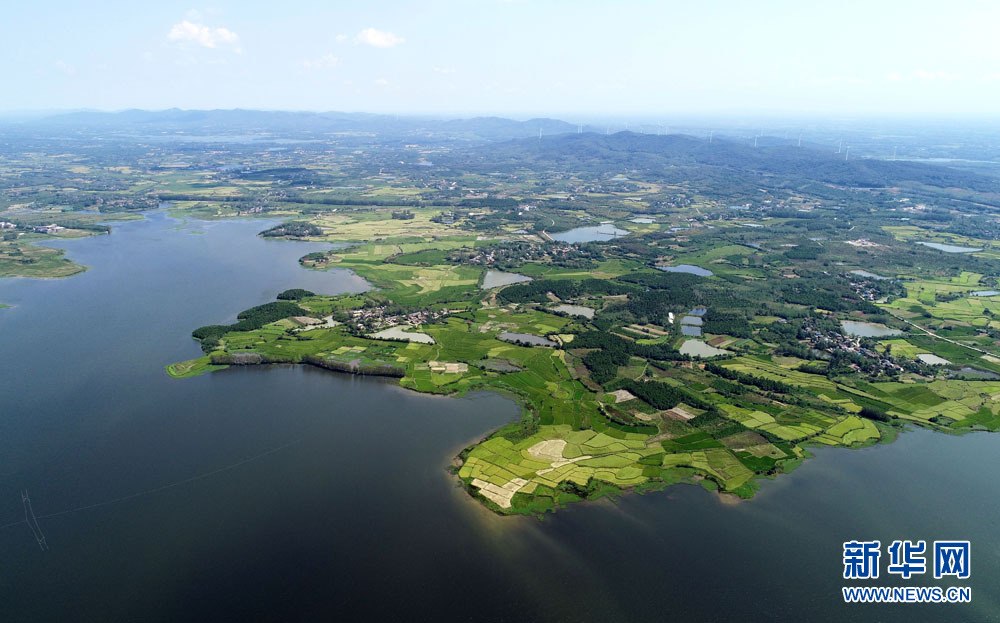 安徽全椒：一色秋水碧连天 生态库区展新颜