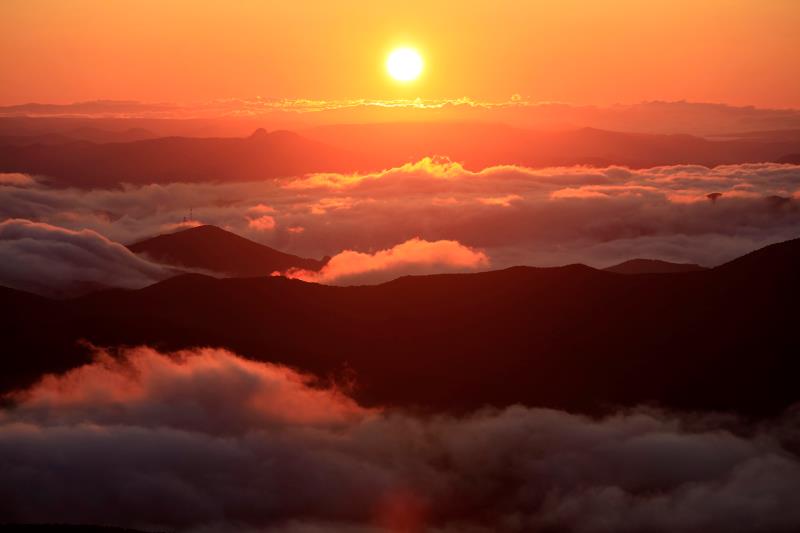 延边天宝山云海真奇观