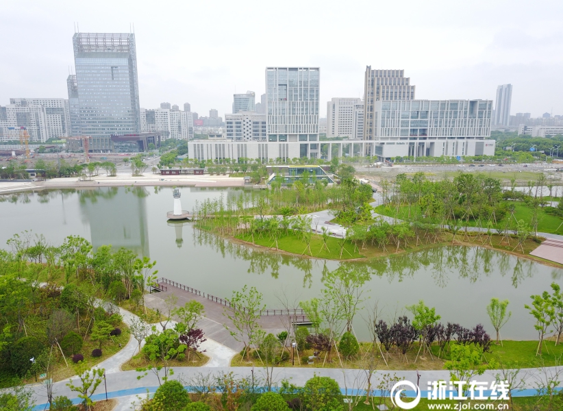 城市生态新地标 宁波鄞州“绿肺”即将竣工