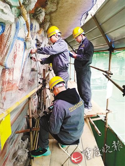 【社会民生】重庆大足石刻800岁卧佛启动修复 预计要花5年