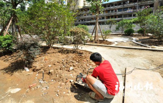 福州中心区域再添绿地 位于五一北路与东大路交叉口附近