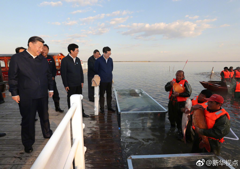 习近平来到吉林省松原查干湖：保护生态和发展生态旅游相得益彰