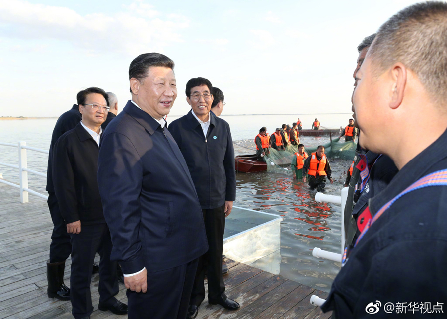 习近平来到吉林省松原查干湖：保护生态和发展生态旅游相得益彰