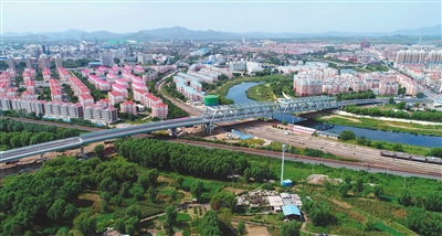 葫芦岛海翔路高架桥通了