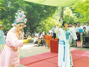 末尾有图【文体图文列表】【即时快讯】传承本土文化 公园琼剧醉人