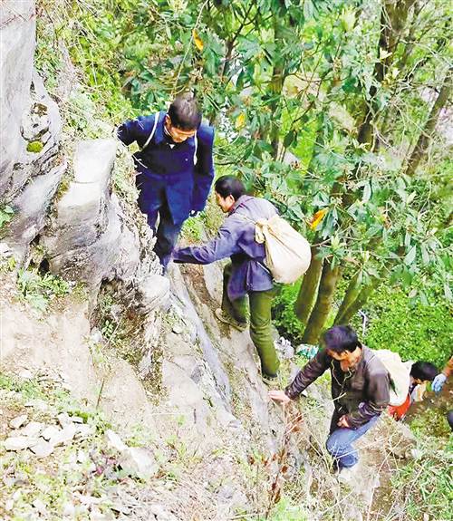 【区县联动】【巫溪】背土填坑 崖壁植树 巫溪后溪河石漠化治理见成效【区县联动 列表】巫溪后溪河小流域石漠化治理初见成效