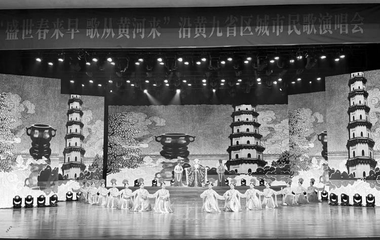 沿黄九省区城市民歌演唱会在太原举行_fororder_b3d64828aeddfbf98605116befe6e400