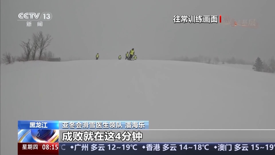 新春走基层丨滑雪医生的这“黄金4分钟”分秒必争！