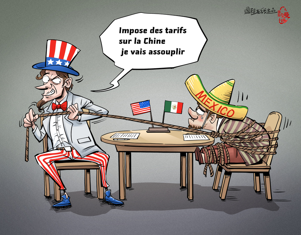 【Actualité en caricatures】La coercition tarifaire_fororder_法