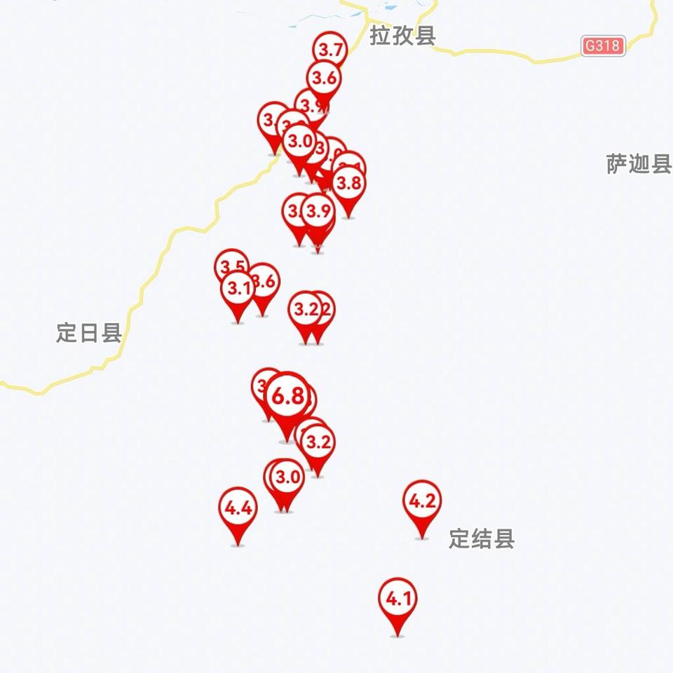 持续更新丨西藏日喀则市定日县6.8级地震受损通信设施已全部抢通