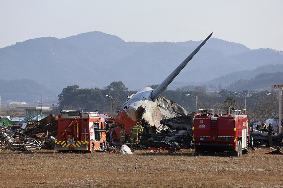 持续更新 | 韩客机最终确认179人遇难 事故中无中国公民伤亡