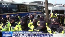 总台记者直击丨韩国总统尹锡悦逮捕行动受阻 警卫处与调查机关僵持不下