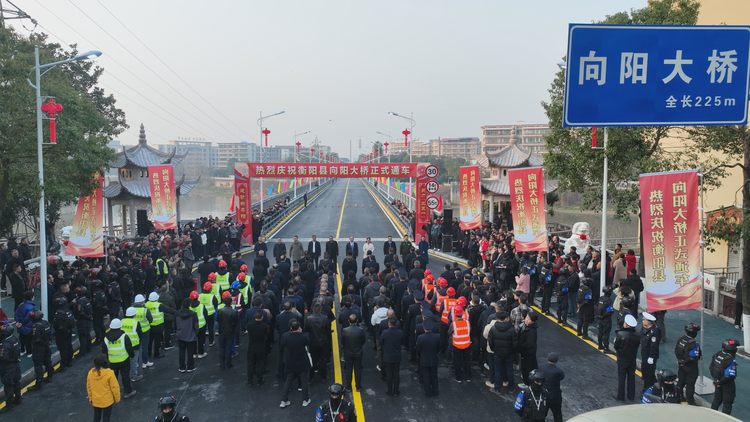 湖南衡阳县向阳大桥正式通车