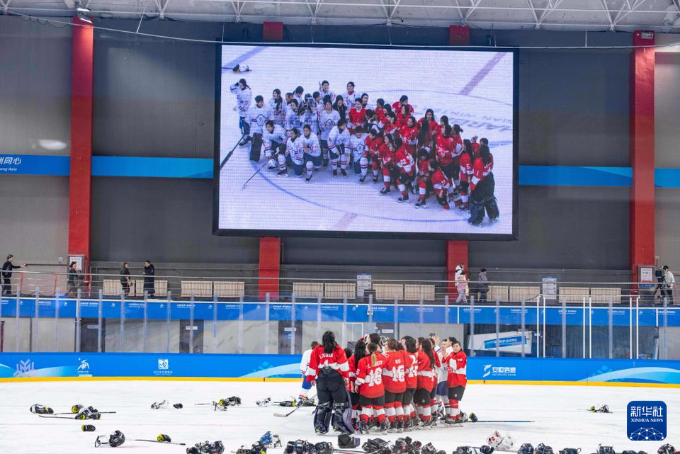 亚冬会｜冰球——女子小组赛：中国台北队胜中国香港队