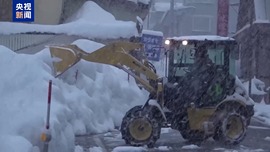 日本多地普降大雪 青森县积雪厚度达3.7米