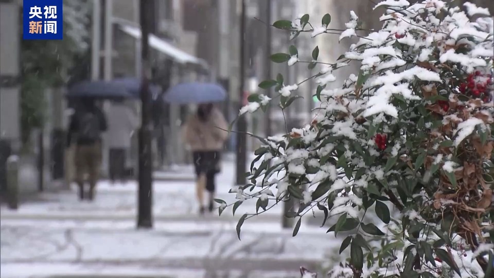 日本多地普降大雪 青森县积雪厚度达3.7米