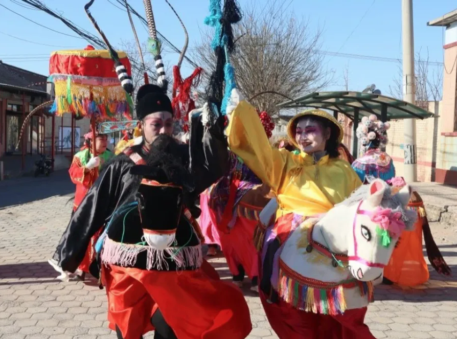 津彩过大年 | 来武清赏非遗“竹马会”！给新年一点小小的震撼！