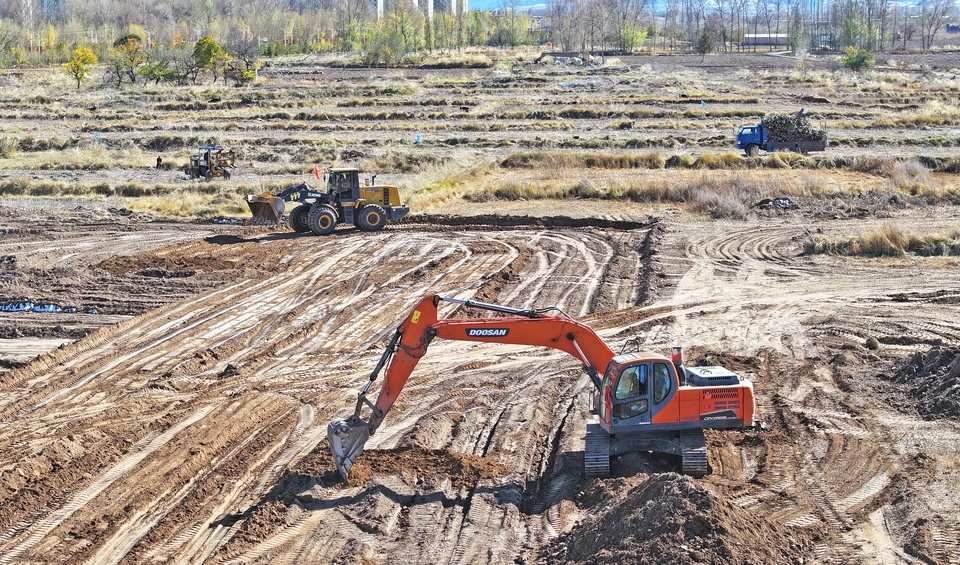 甘肃民乐：建设高标准农田 助力乡村振兴