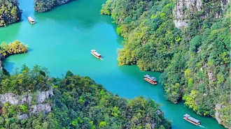 冬游张家界宝峰湖 沉醉山水间