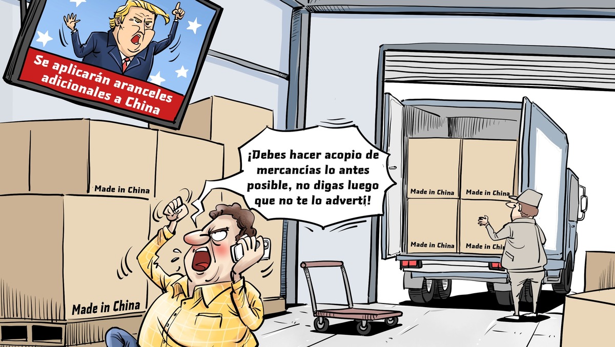 【Caricatura editorial】 ¡Haz acopio de mercancías lo antes posible!