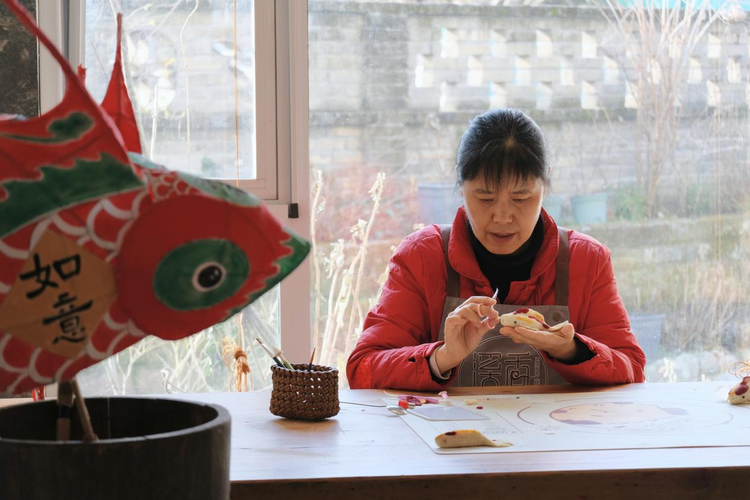 黄山市徽州区：捏花馍 迎新春 寓意吉祥盼美好