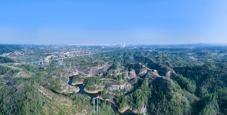 组图｜探秘邵阳北塔区小丹霞 领略大自然的神来之笔