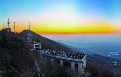 这是新年第一天的南京