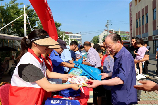 南京高淳古柏街道持续开展反邪教宣传活动