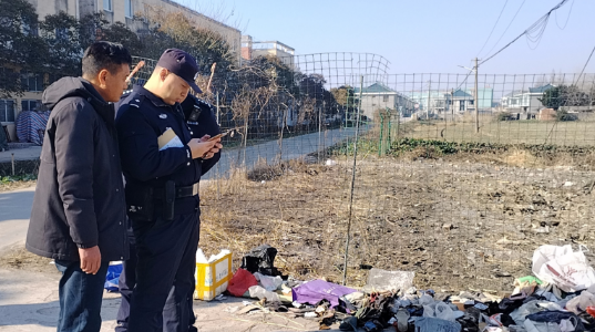 盐城东台市五烈镇：整治乱倒建筑垃圾 合力守护生态家园_fororder_图片3