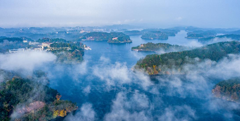 Sichuan Dujiangyan Irrigation District’s Heilongtan Reservoir: Abundant Irrigation and Enchanting Landscapes