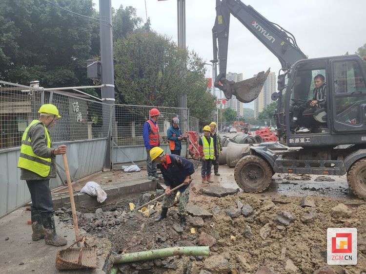 自贡沿滩区加速推进老城区雨污分流改造工程