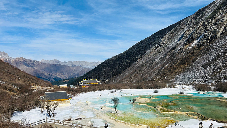 《爱在阿坝》拍摄花絮——黄龙景区