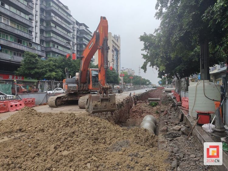 自贡沿滩区加速推进老城区雨污分流改造工程