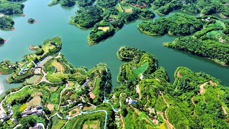 来四川看湖 品天府美景